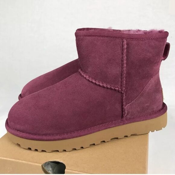 UGG Women's Classic Mini II BOUGAINVILLEA Boots - Picture 5 of 8